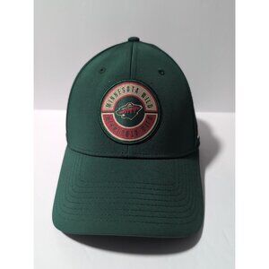 Men's Adidas Green NHL Minnesota Wild Adidas Hat Stretch Fit L/XL